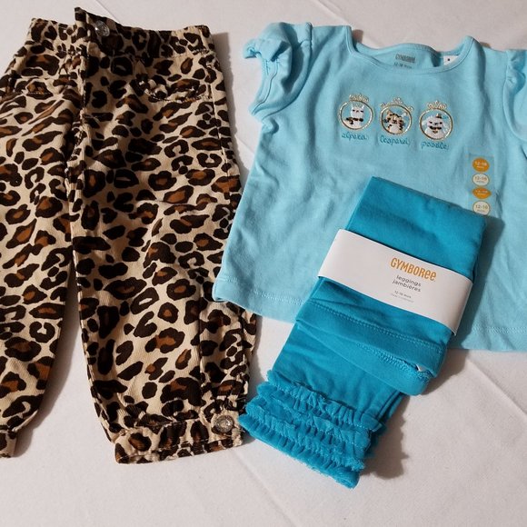 Gymboree Glamorous Friends 12-18 Month NWT Pants, Leggings & shirt. - Picture 2 of 4